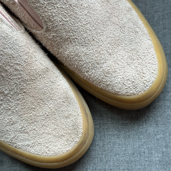 Vans Slip-ons Suede Pale Pink Wmn 7/ Men 5.5 - Picture 2 of 8